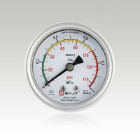 Y-63BF轴向无边不锈钢压力表